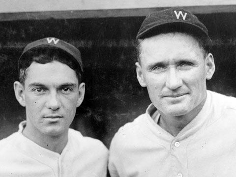 C Muddy Ruel and P Walter Johnson